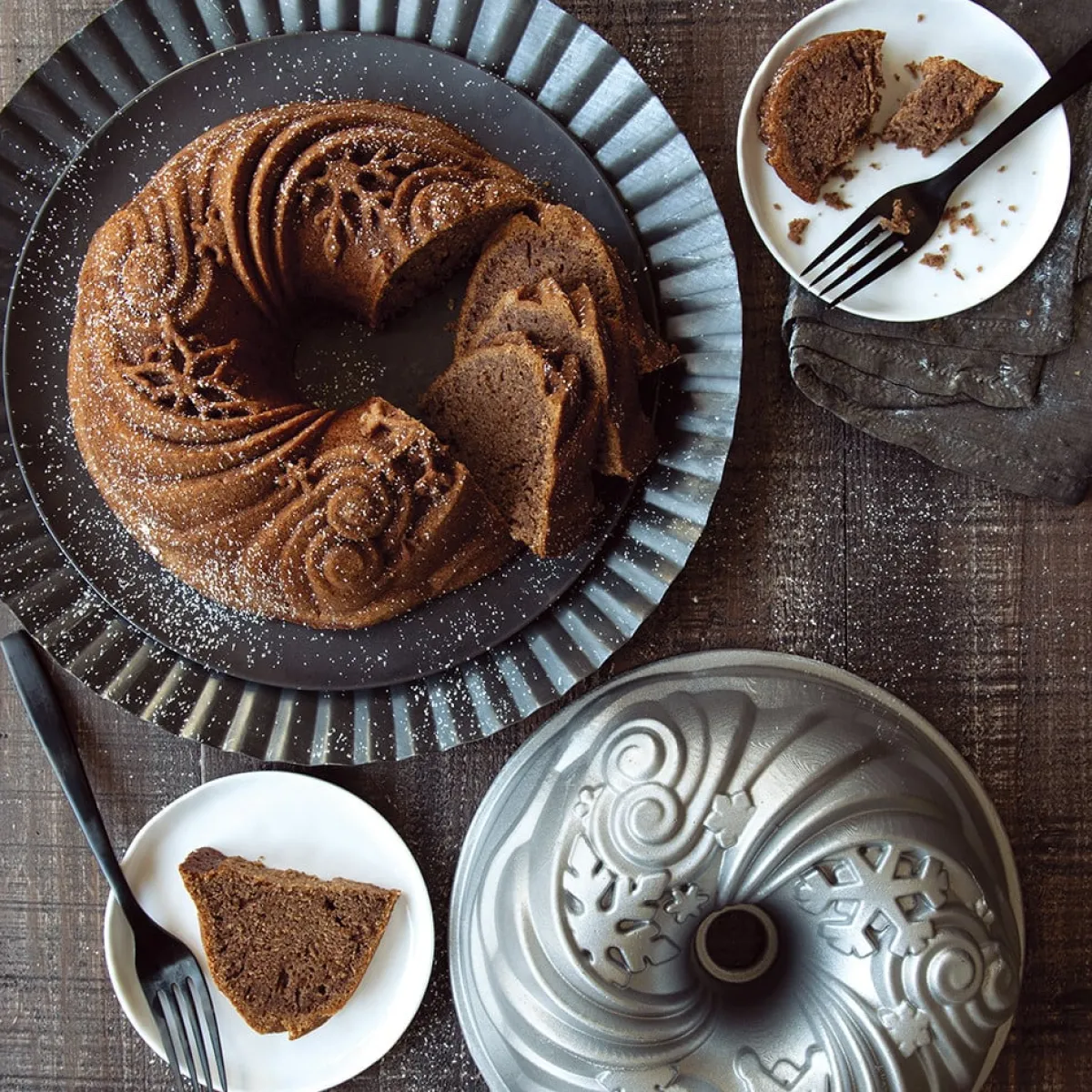 Best Nordic Ware Let It Snow Tulband Bakvorm