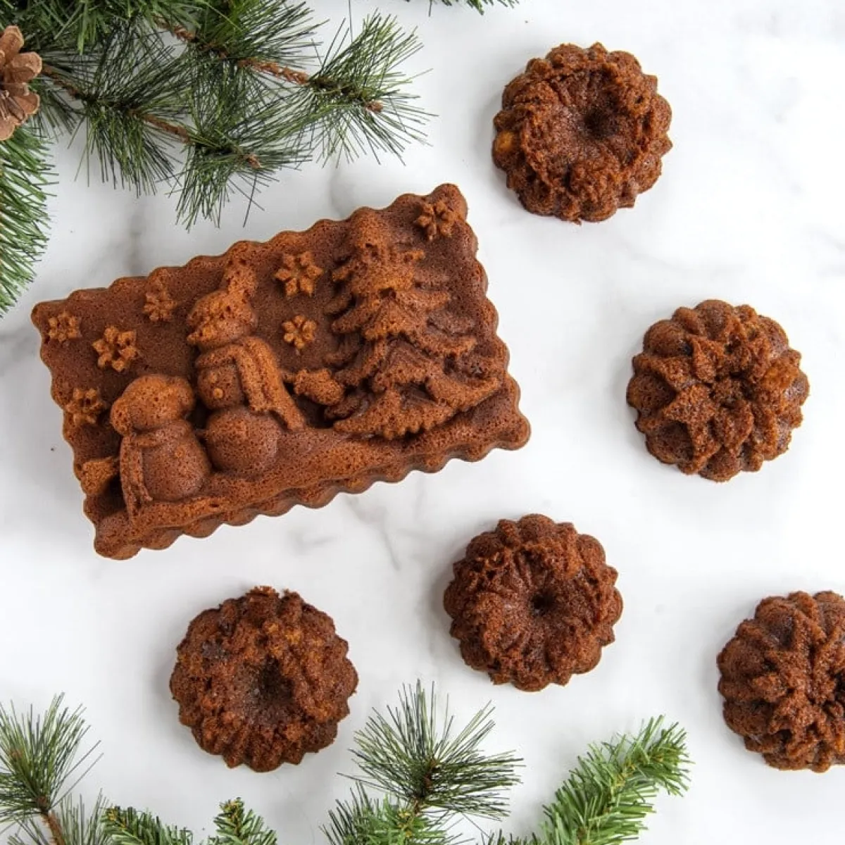 Sale Nordic Ware Winter Wonderland Bakvorm