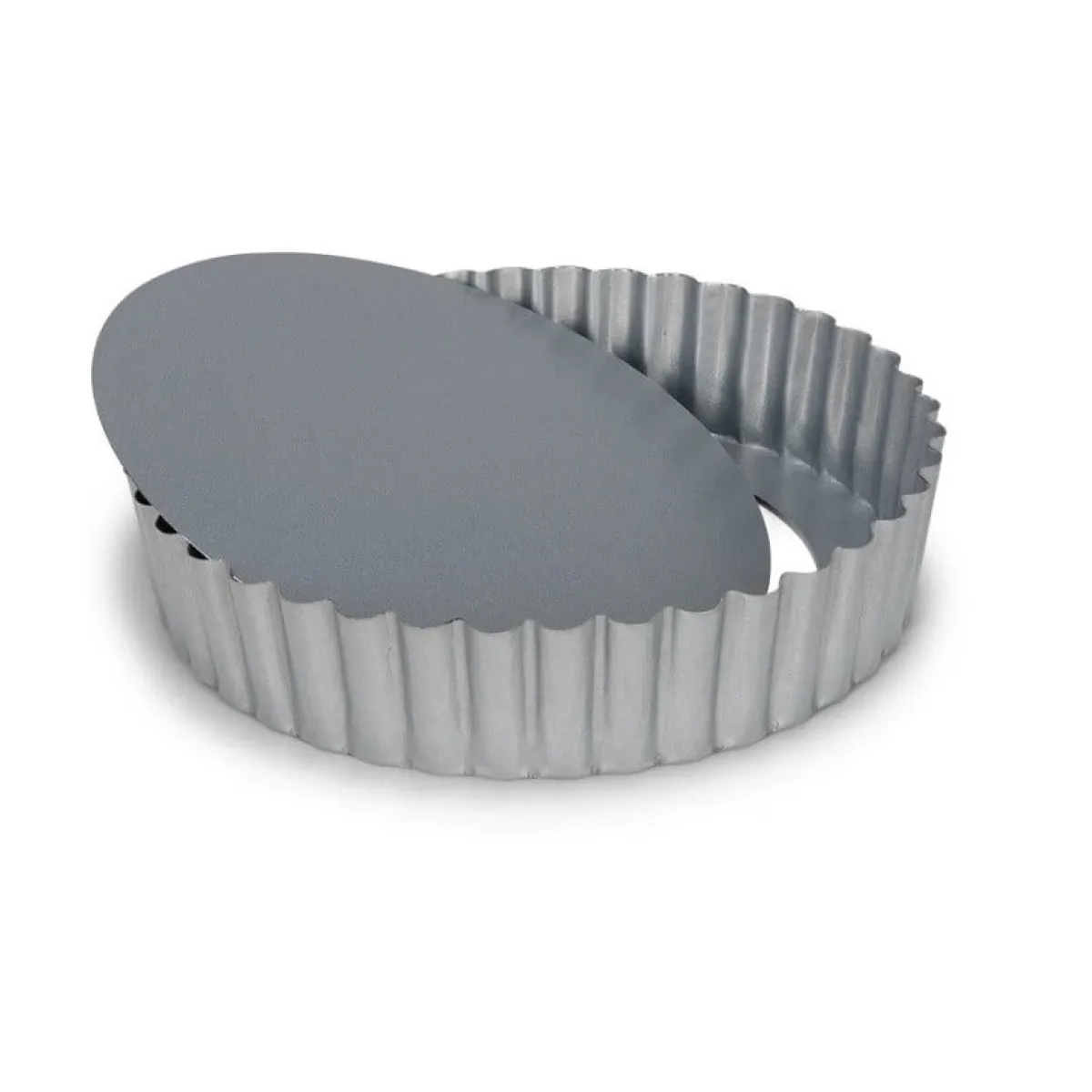 Outlet Patisse Quichevorm Losse Bodem Hoge Rand Silver-Top Ø20cm