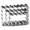 Hot Patisse Uitsteker Ribbel Rechthoekig RVS Set/3