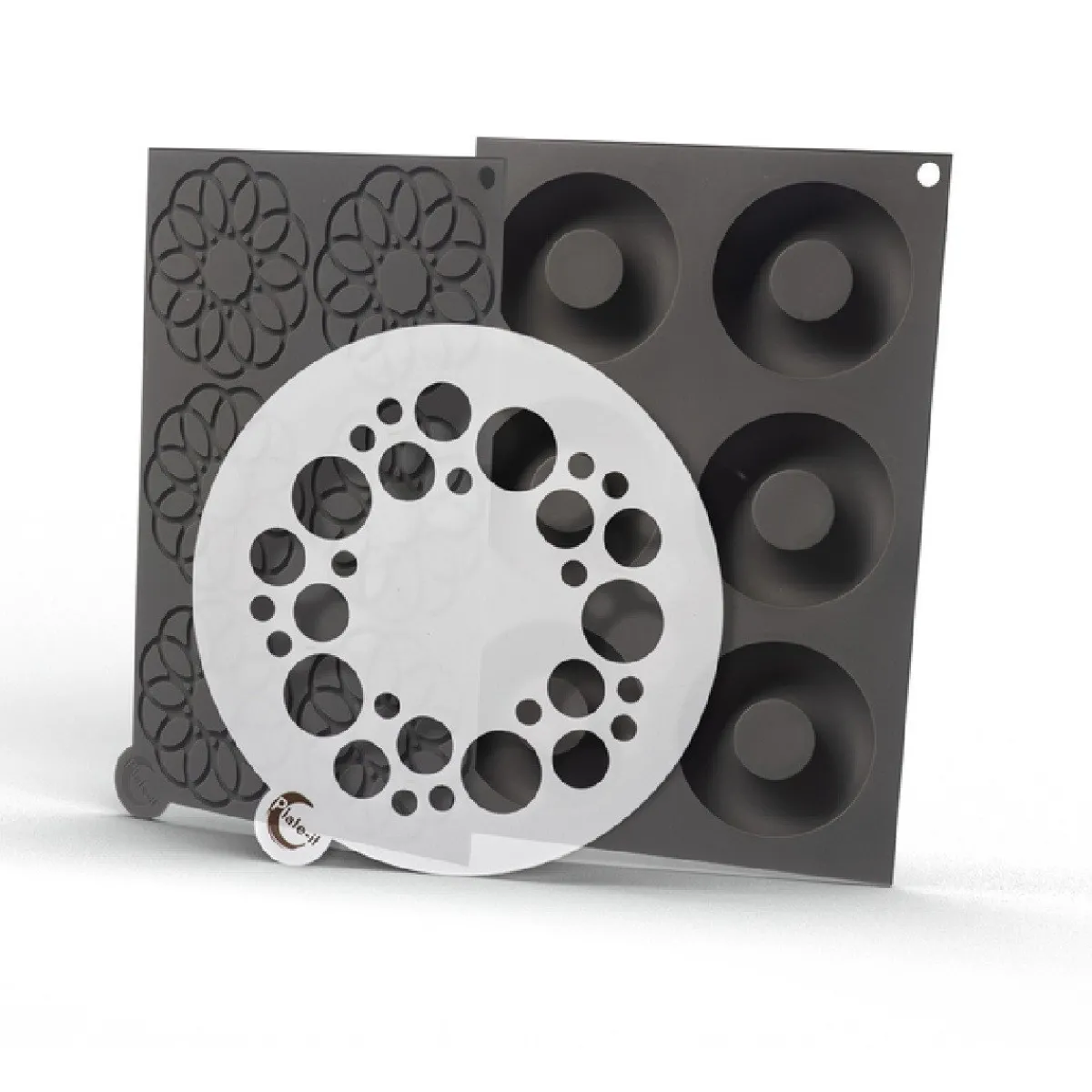 Clearance Plate-it Garneermallen Circle Set/3