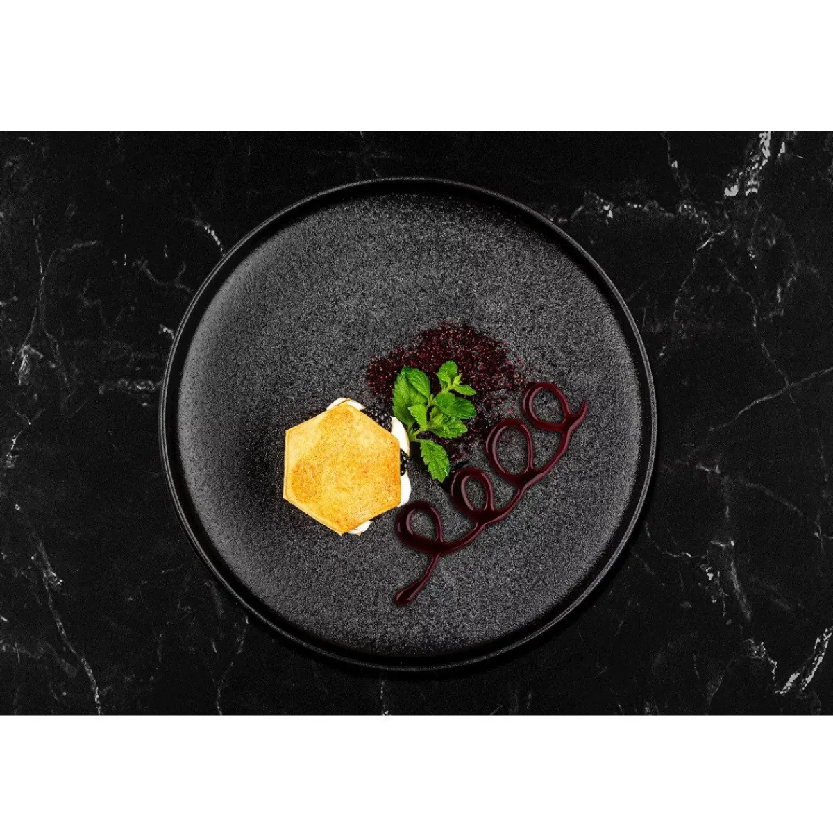 Outlet Plate-it Garneerringen Hexagon met Pusher Set/4