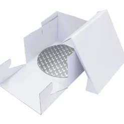 New PME Cakeboard en doos rond 27,5x27,5x15 cm
