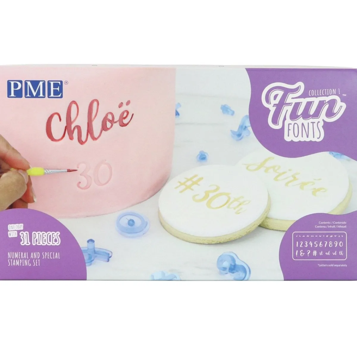 Discount PME Cijfers & Tekens Stempelset Fun Fonts - Collectie 1