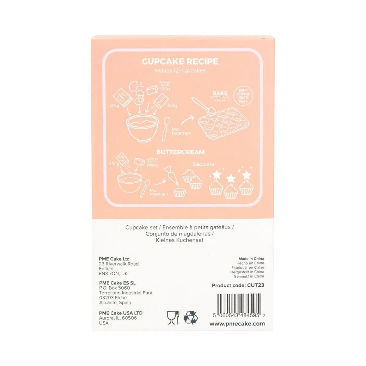 New PME Cupcake Set New Baby 24st.**