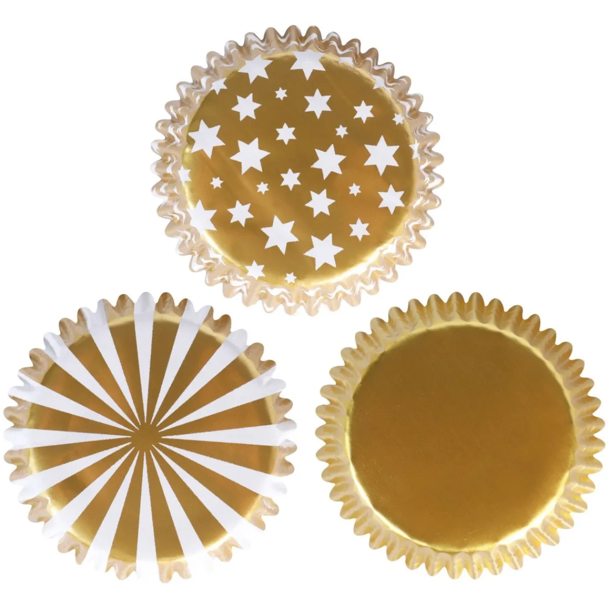 Best PME Cupcake Vormpjes Goud & Zilver 100st.