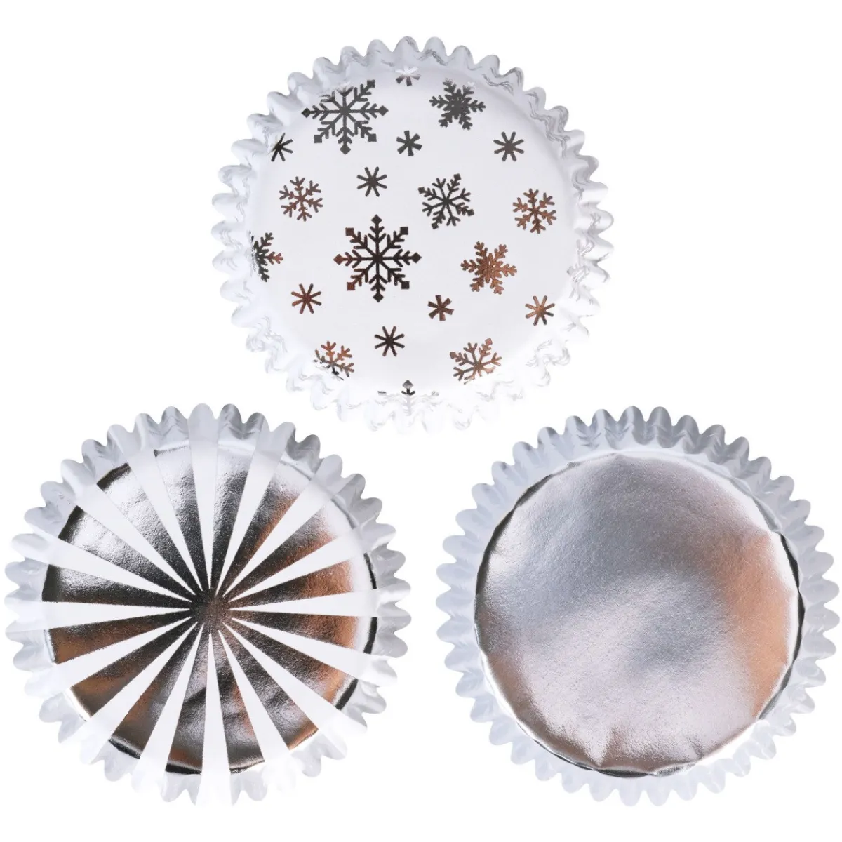Best PME Cupcake Vormpjes Goud & Zilver 100st.
