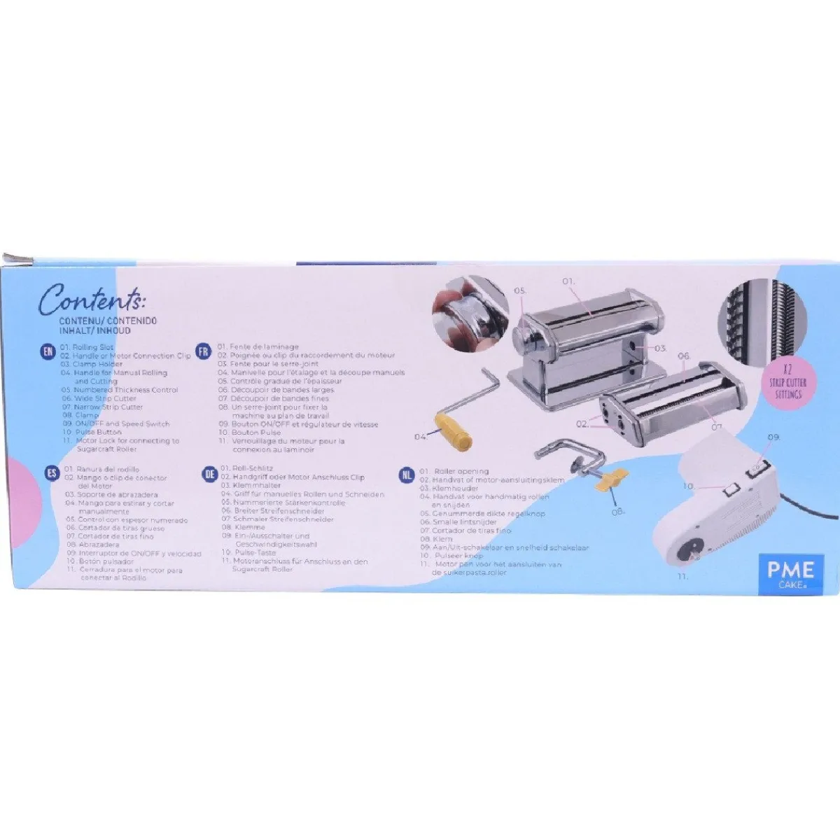 Discount PME Electrische Fondant Roller & Strooksnijder**