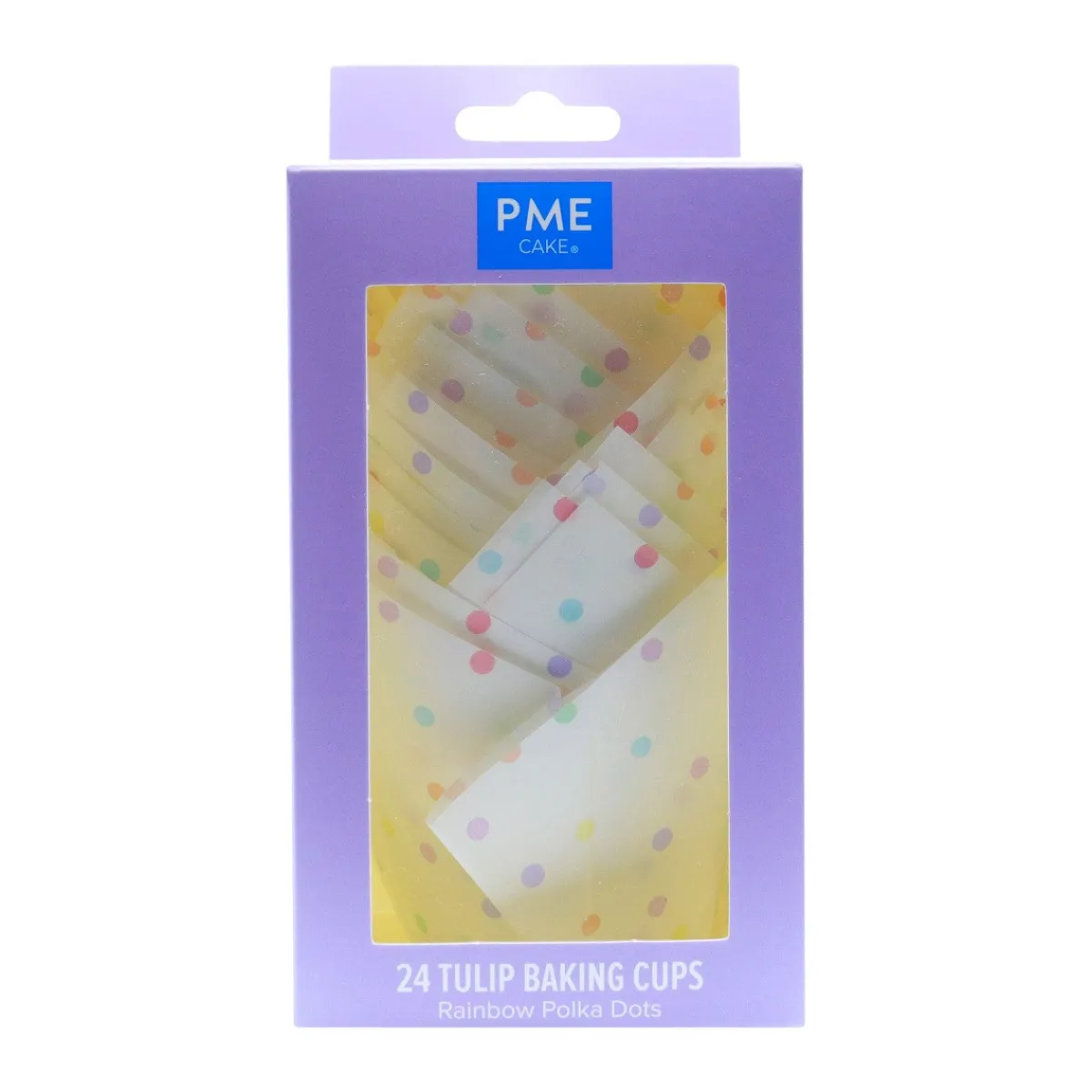 Best PME Muffin Cups Regenboog Stippen 24st
