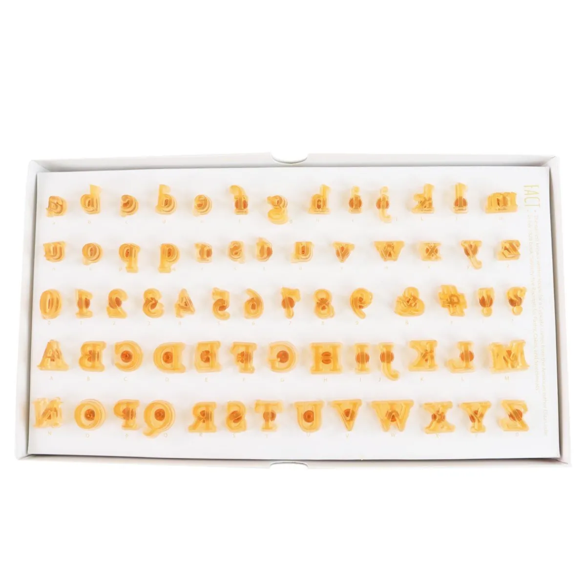 New PME Tekst Stempelset Cupcake/Cookie Fun Fonts - Collectie 2