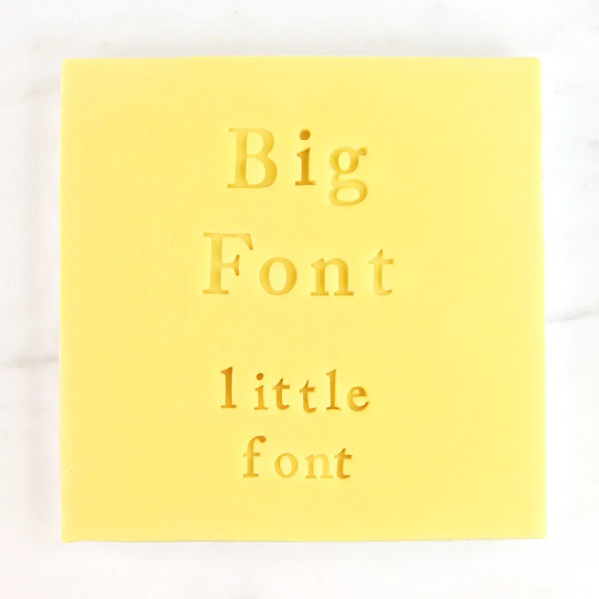 New PME Tekst Stempelset Cupcake/Cookie Fun Fonts - Collectie 2