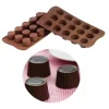 New Silikomart Siliconen Bonbonvorm Rond Praline (15x) Ø30 mm