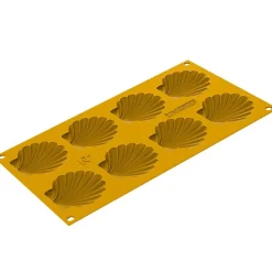 Online Silikomart Siliconen Vorm Schelp (8x) 7,2x6,5x0,9cm