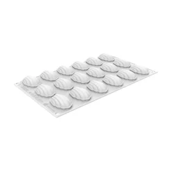 Sale Silikomart Siliconen Vorm Madeleine XS (18) 4,5x3,3x1,6cm