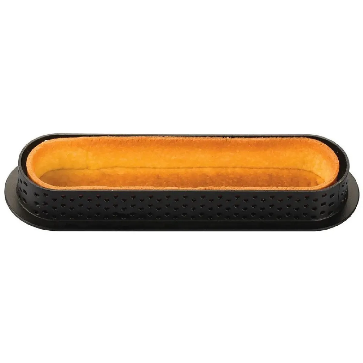 New Silikomart Taartring Exoglass Geperforeerd 14,6x3,5cm Set/6