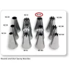 Outlet JEM Spuitmondje , round & star savoy nozzles