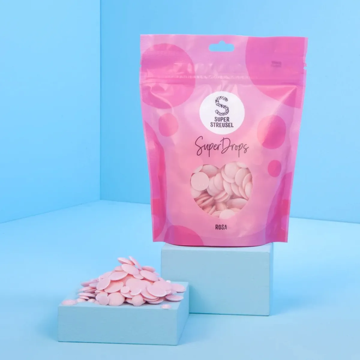 Hot SuperStreusel SuperDrops Lichtroze 300g