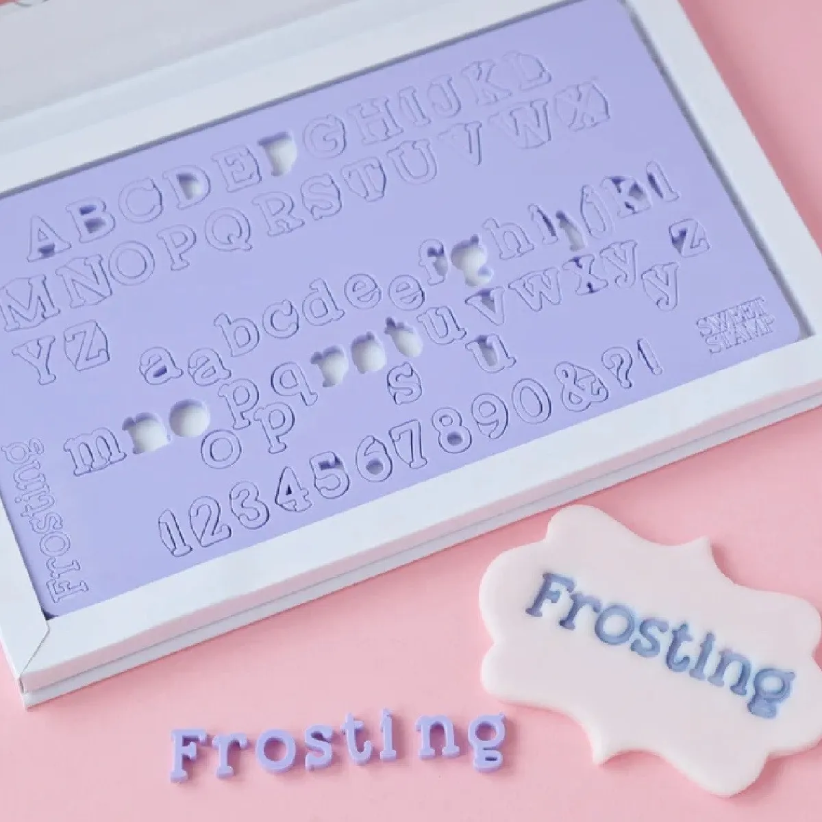 Hot Sweet Stamp Frosting Letters & Cijfers Set