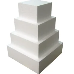 Clearance Taart Dummy vierkant 10cm - 20x20cm