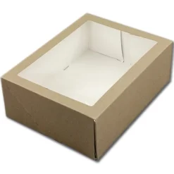 Online BrandNewCake Taartdoos met venster 26x20x9cm. Kraft 50st