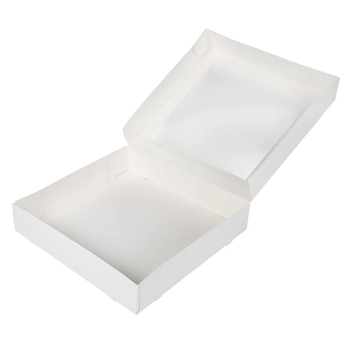 Sale BrandNewCake Taartdoos met venster 30x30x6cm. Wit 3st