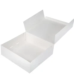 Hot BrandNewCake Taartdoos 30x30x10cm. Wit 3st