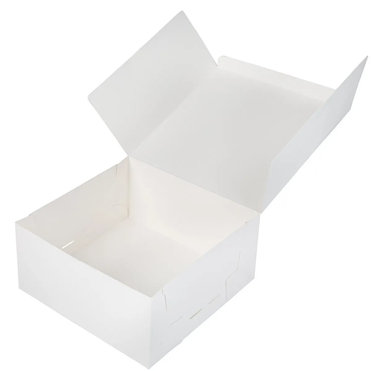Hot BrandNewCake Taartdoos 21x21x10cm. Wit 50st