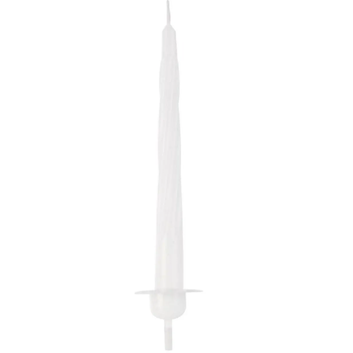 Sale Overig Taartkaarsjes met houder 7cm 100st. Wit