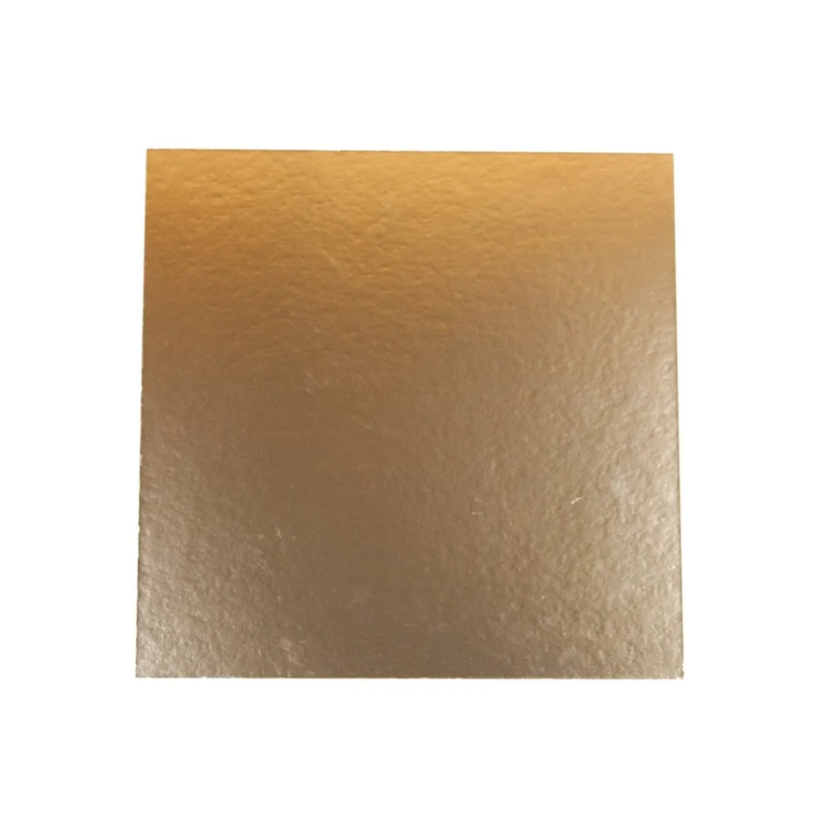Discount Overig Taartkarton Vierkant Goud/Zwart 20x20cm per stuk