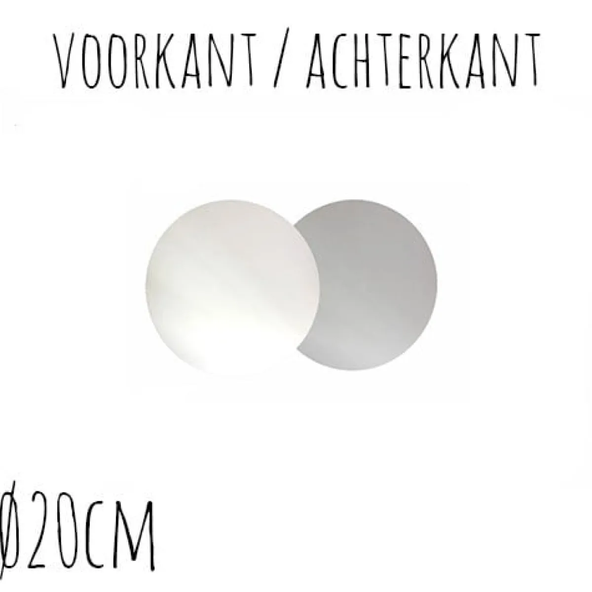 Best BrandNewCake Taartonderzetter Wit / Zilver Ø20cm 10st.