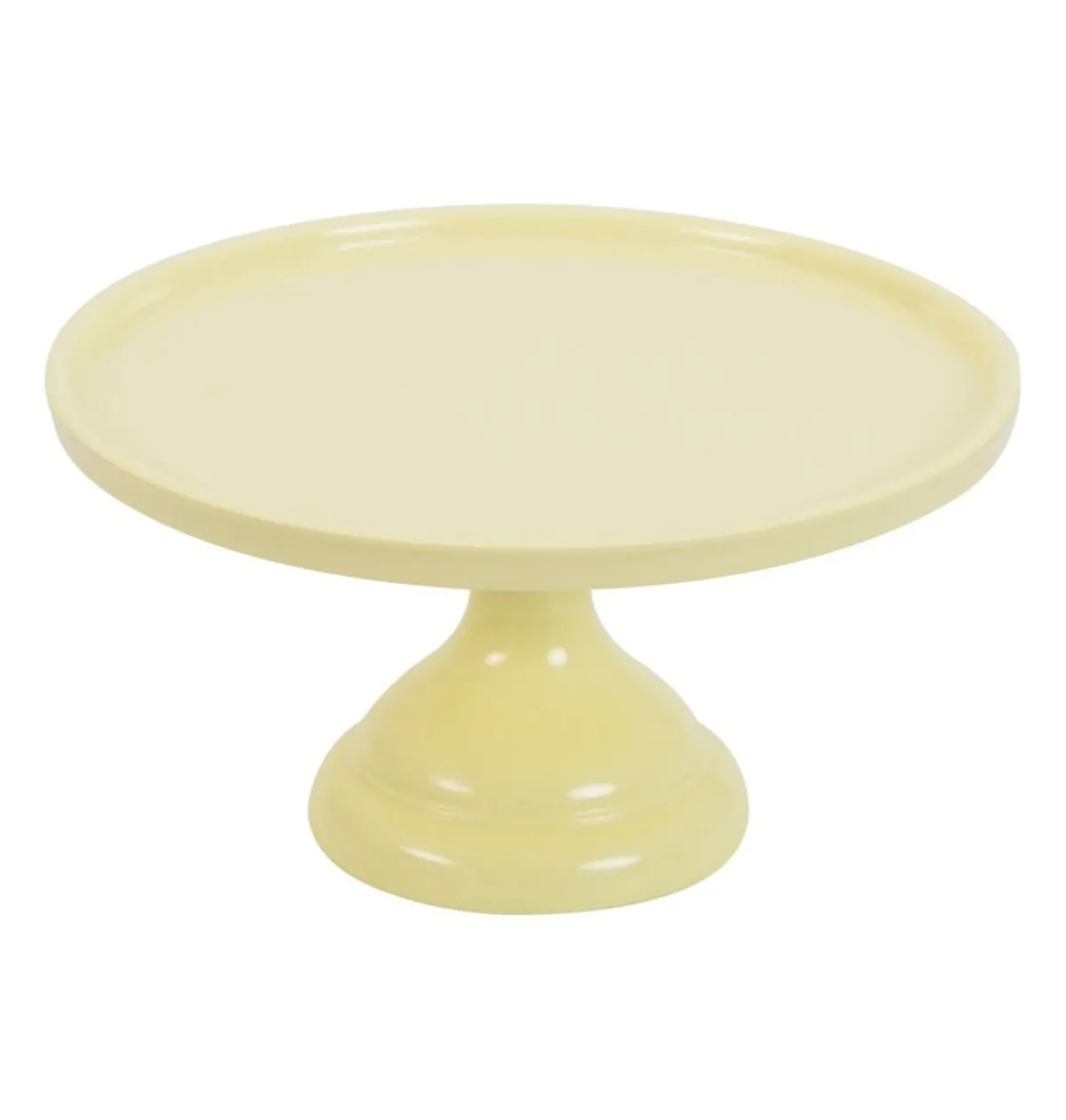 Best Overig Taartplateau Geel Melamine Ø23,5x12cm