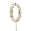 Best Culpitt Taarttopper Diamant Goud #0 45mm**