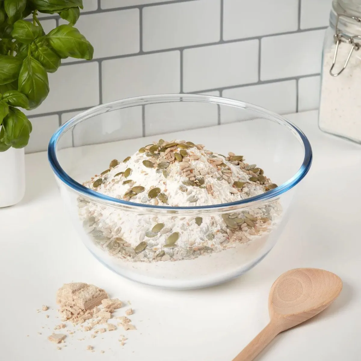Discount Tala Beslagkom Glas 2,7L (Ø23cm)