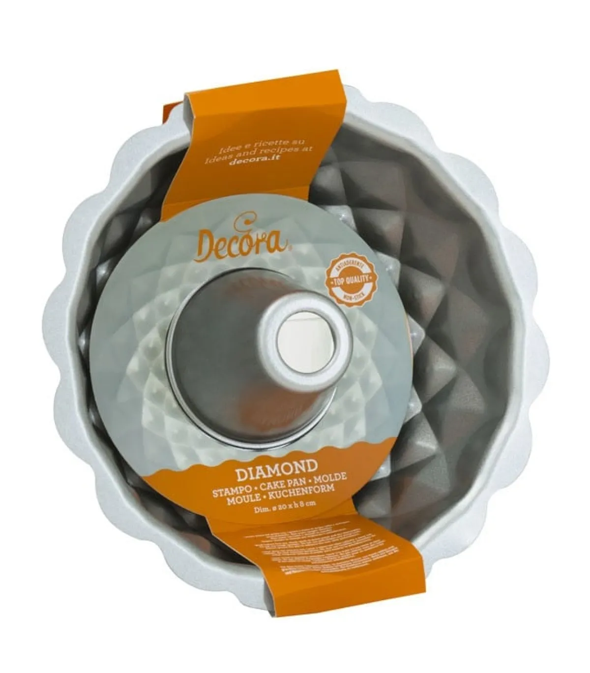 Discount Decora Tulband Bakvorm Ciambella Diamante Ø20x8(h) cm