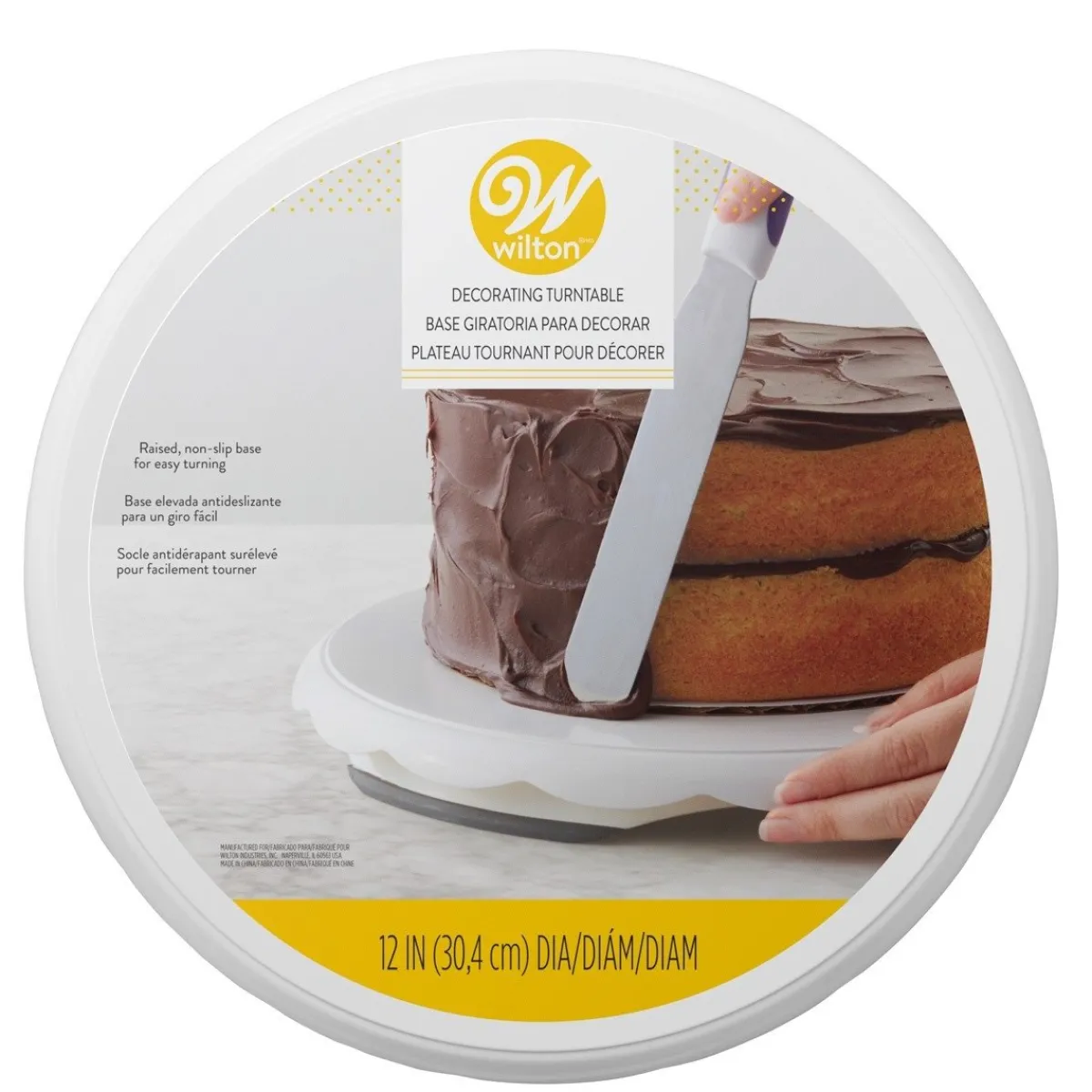 Online Wilton Basic Taartplateau Draaibaar Ø30,4x4cm