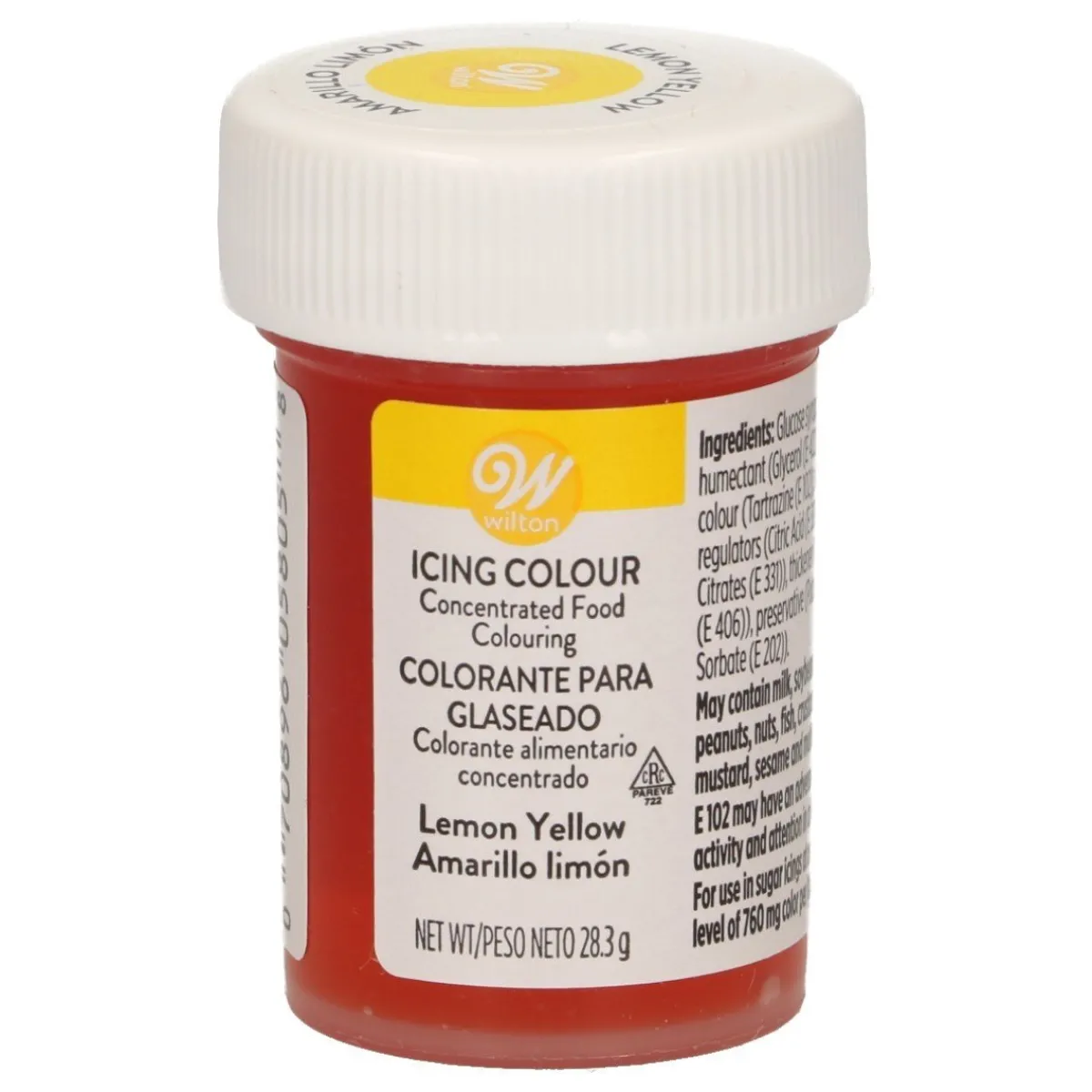 Hot Wilton Kleurstof Gel Geel 28g