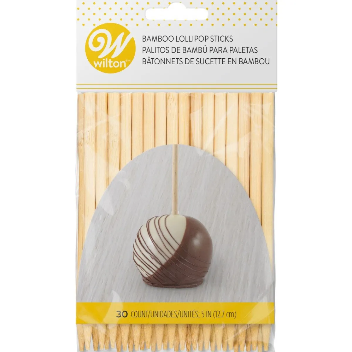 Outlet Wilton Lollystokjes Bamboe 12cm 30 stuks
