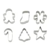 Clearance Wilton Mini Koekjesuitsteker Kerstkrans Set/6