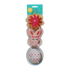 Sale Wilton Uitsteker Pasen Bloem/Konijn/Ei Set/3