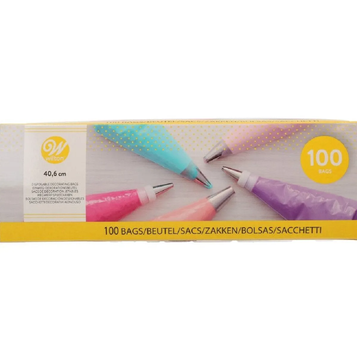 Best Wilton Wegwerp Spuitzakken 40cm 100 stuks